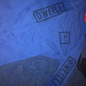 blue o’neill long sleeve shirt